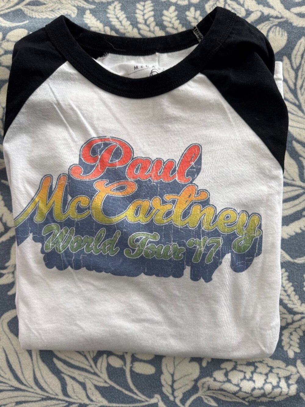 Paul McCartney One on One Tour 2017 Concert T-Shirt Ladies Medium